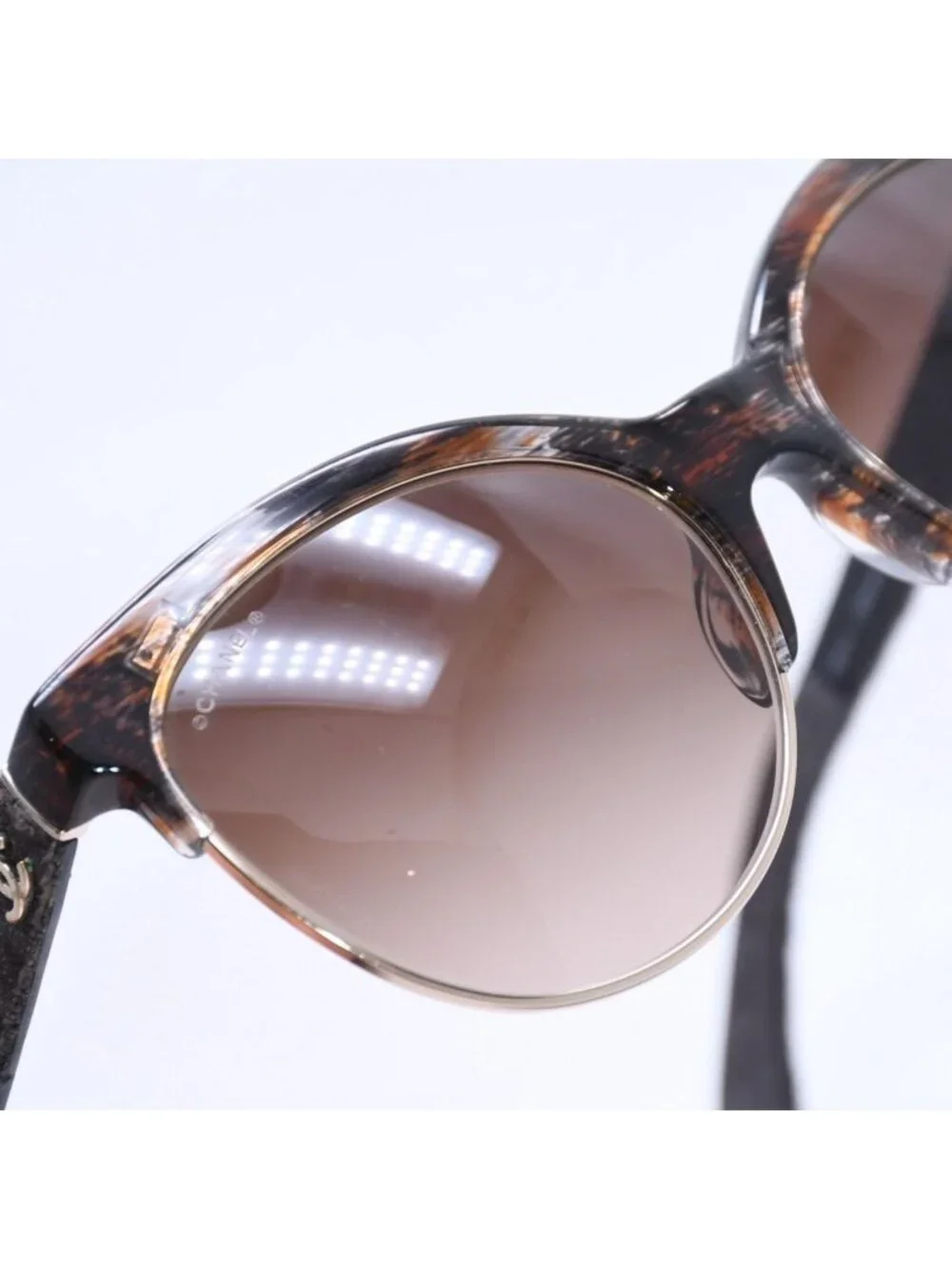 Chanel Sunglasses Eyewear S5 CC Logo Quilted Temple